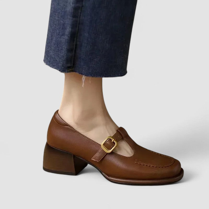 Elizabeth™ | Orthopedic T-Strap Heels