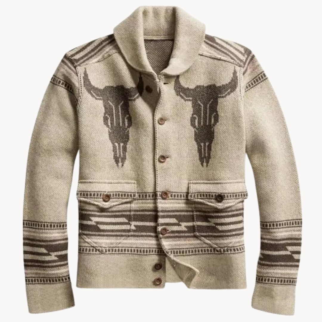 Shawl Collar Knit - Cardigan CASA LARO MEN