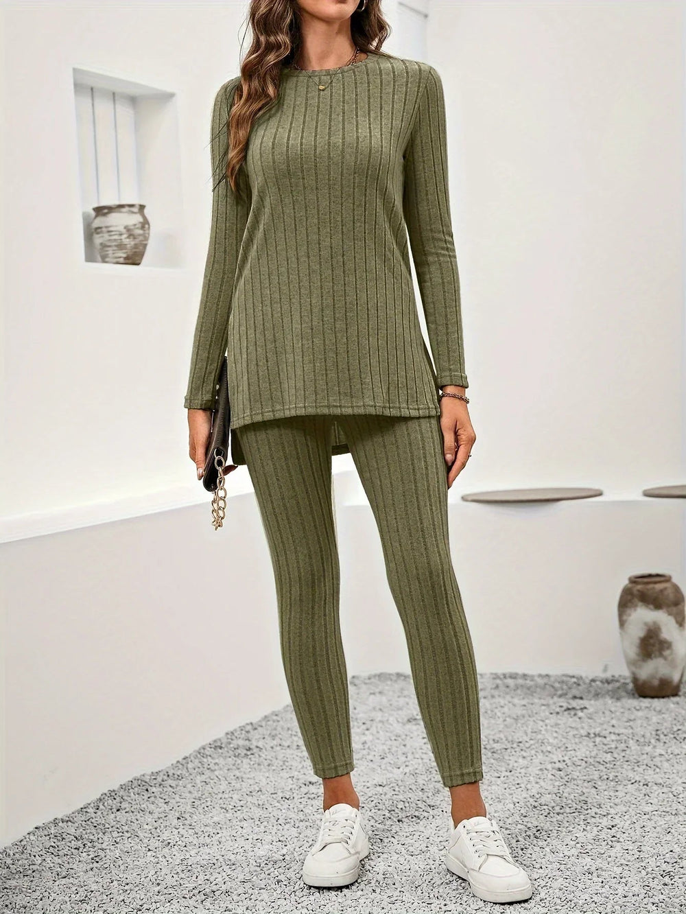Slim Tailored Blazer & Pants - Two-Piece Set CASA LARO