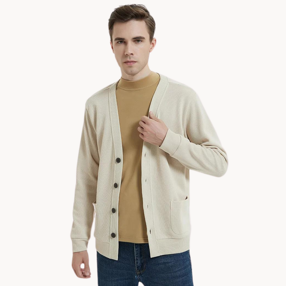 Soft Cotton Knit - Cardigan CASA LARO MEN