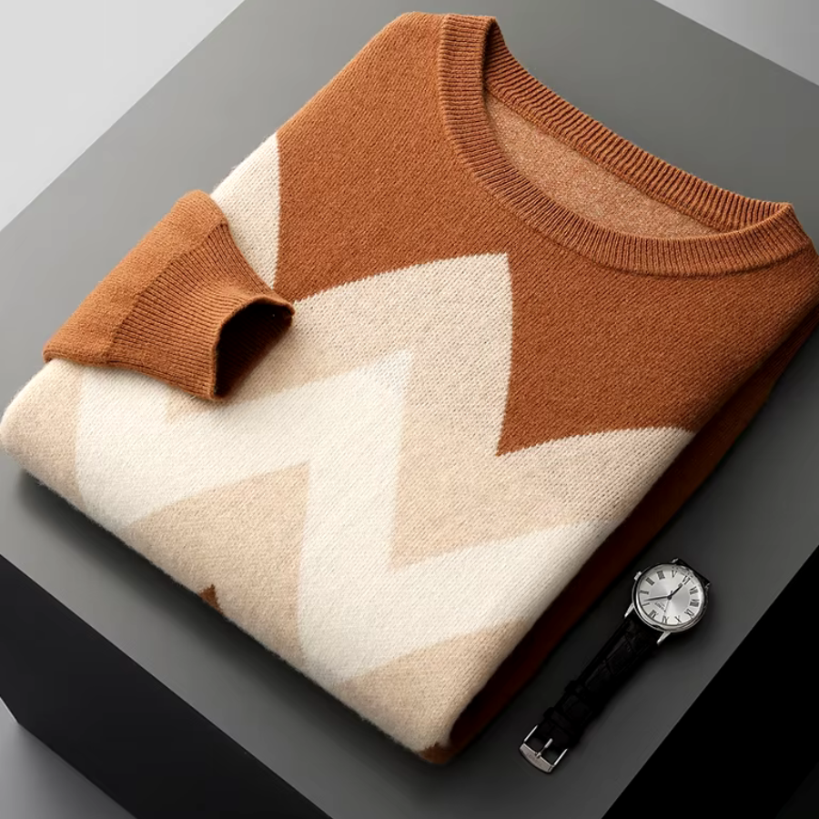 Solano Geometric Knit - Sweater CASA LARO