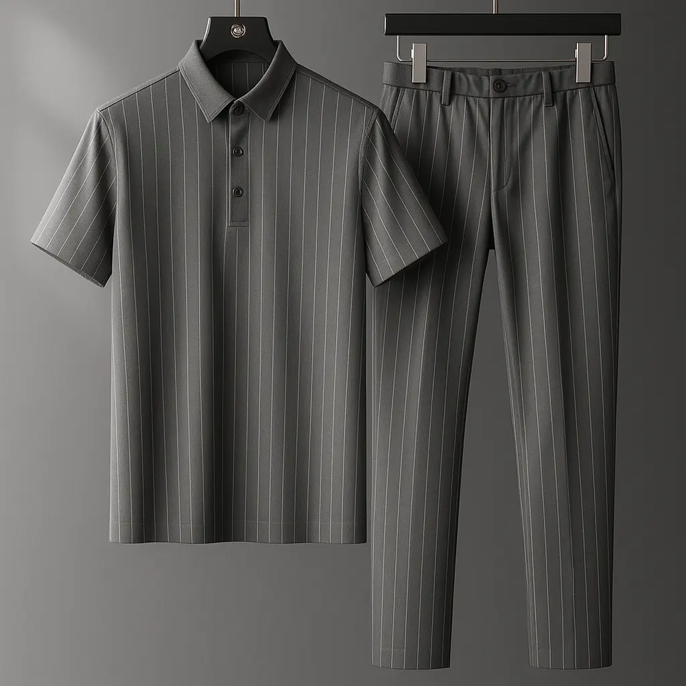 Solari Tailored Polo - Two-Piece Set CASA LARO