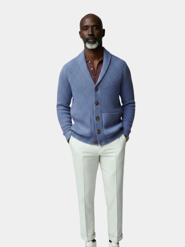 Sophisticated Winter Wool Cardigan - Casa  Laro CASA LARO