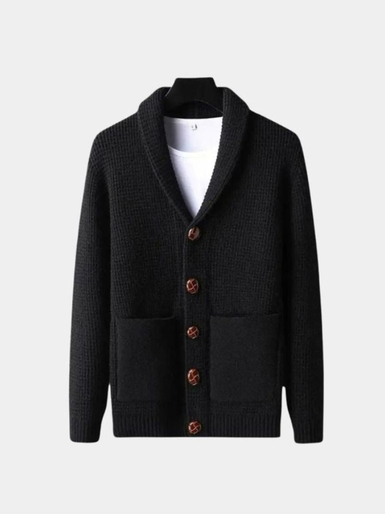 Sophisticated Winter Wool Cardigan - Casa  Laro CASA LARO