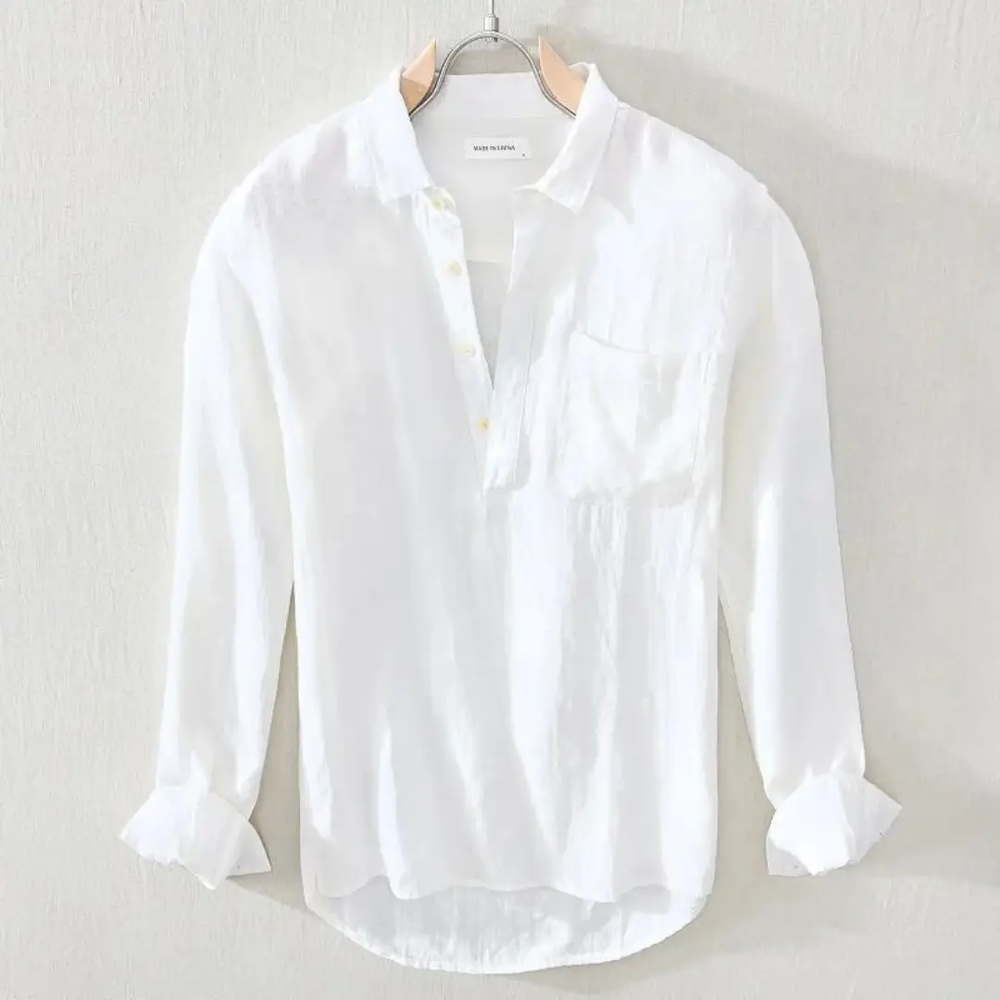 Sorrento Linen Popover - Top CASA LARO