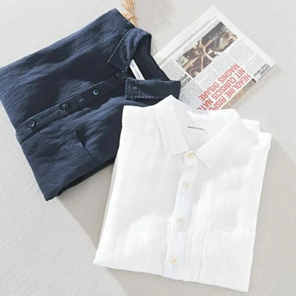 Sorrento Linen Popover - Top CASA LARO