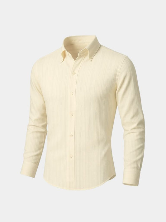 Striped Button Down Seersucker Shirt - Casa  Laro CASA LARO