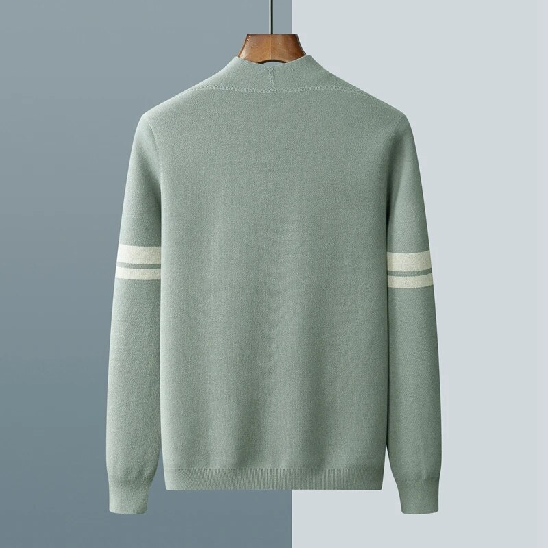 Striped Knit Open Front - Cardigan CASA LARO MEN
