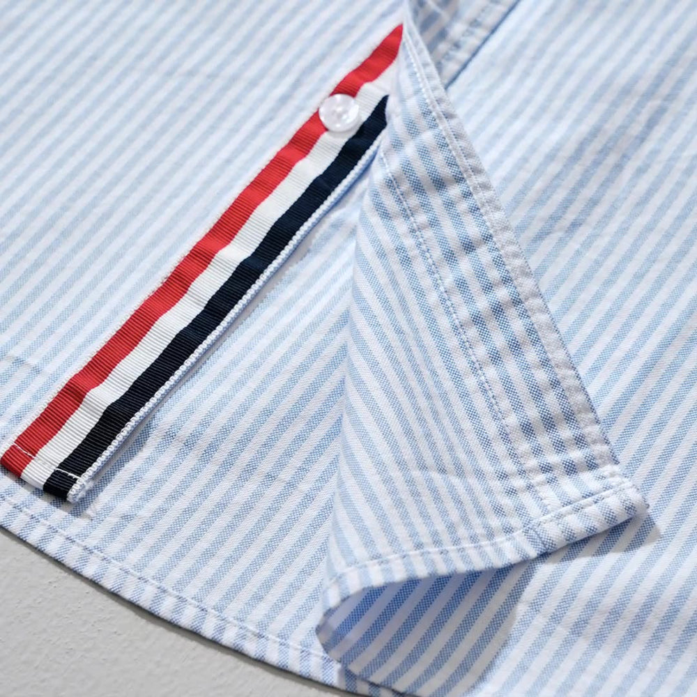 Striped Linen Button-Down - Shirt CASA LARO MEN