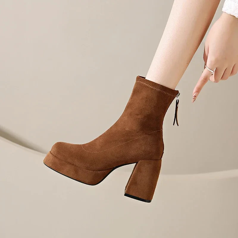 Suede Ankle - Booties CASA LARO