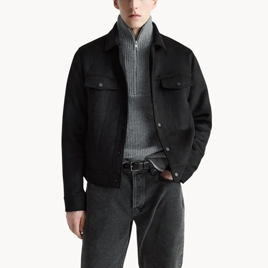 Suede Snap-Front - Jacket CASA LARO