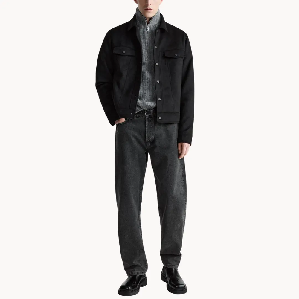 Suede Snap-Front - Jacket CASA LARO