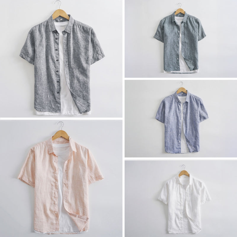 Summer Linen Button-Down - Shirt CASA LARO