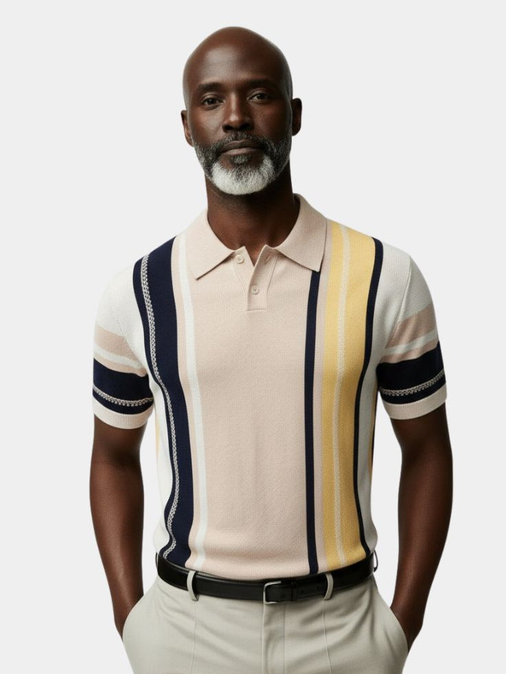Sundown Stripes Polo – Casa  Laro CASA LARO