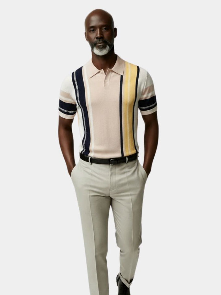 Sundown Stripes Polo – Casa  Laro CASA LARO
