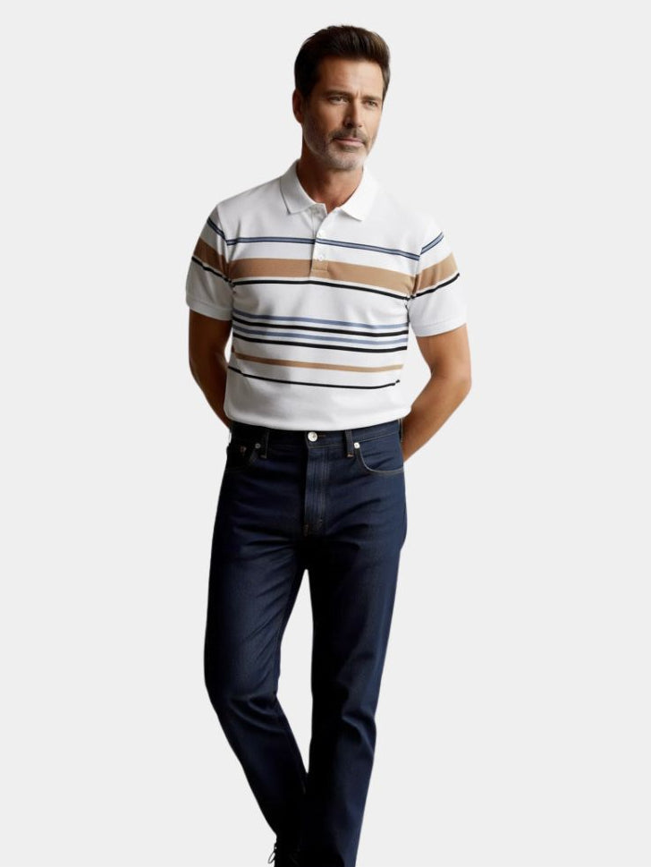 Sunset Stripe Polo – Casa  Laro CASA LARO