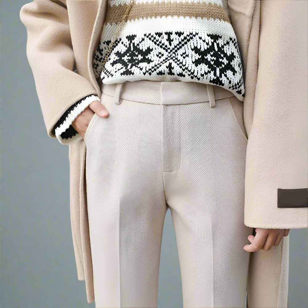 Tailored Wool Straight Leg - Trouser CASA LARO
