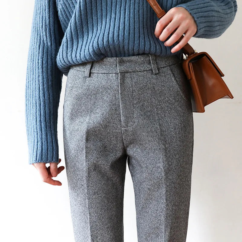 Tailored Wool Straight Leg - Trouser CASA LARO