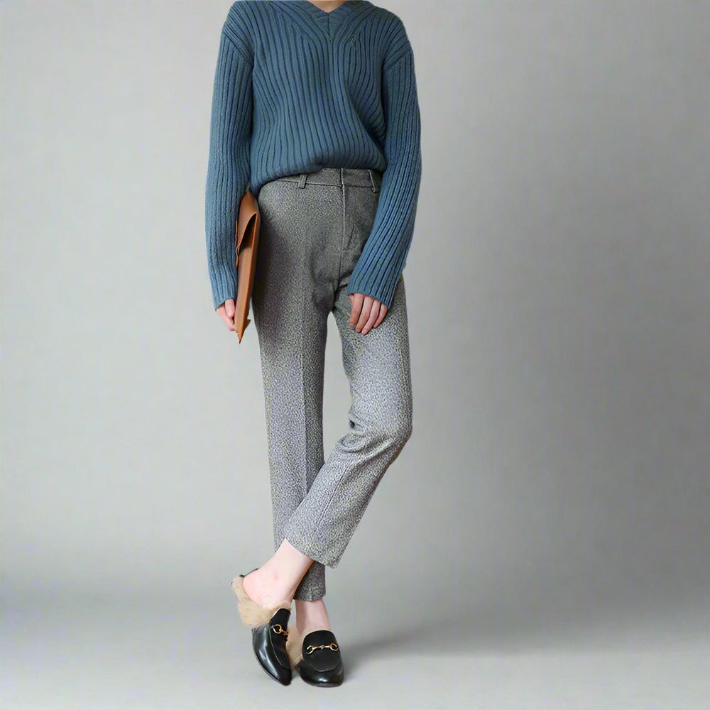 Tailored Wool Straight Leg - Trouser CASA LARO