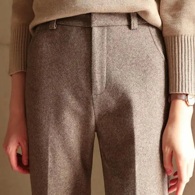 Tailored Wool Straight Leg - Trouser CASA LARO