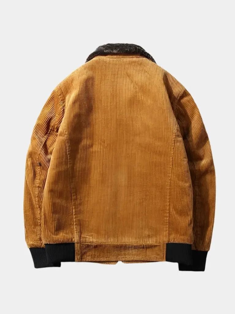 Thermal Windbreaker Corduroy Jacket - Casa  Laro CASA LARO