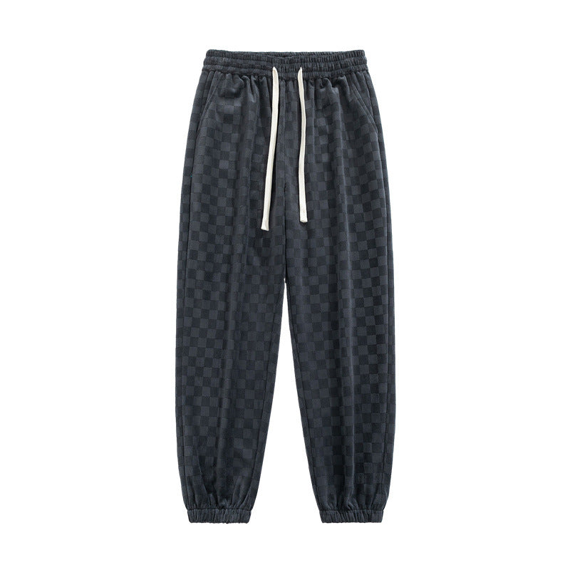 Tone-On-Tone Checked - Joggers CASA LARO MEN