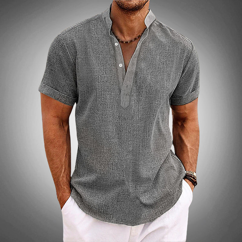 Tropical Print Short Sleeve - Shirt CASA LARO MEN
