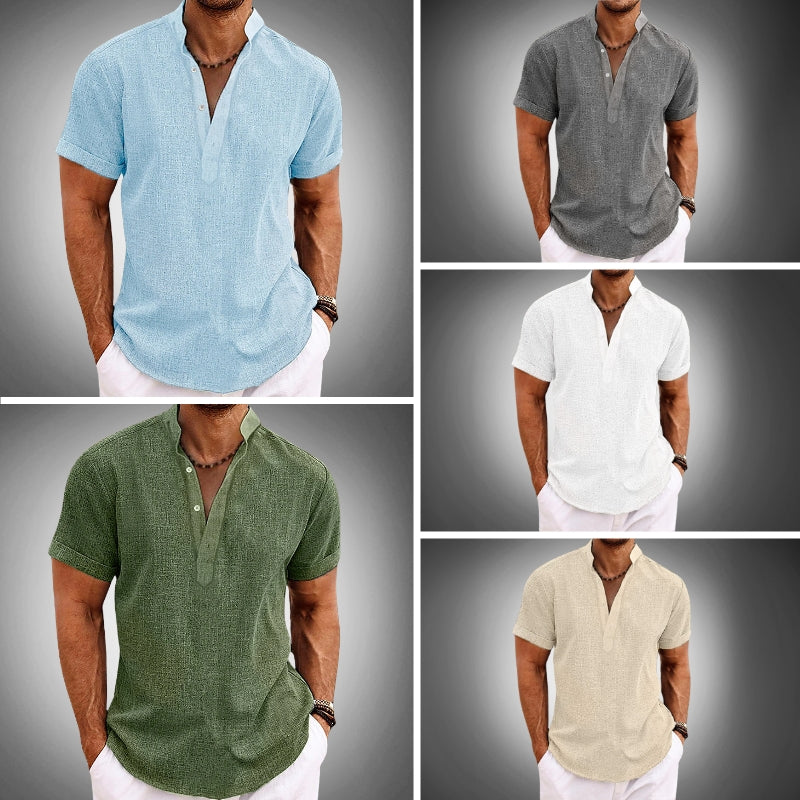 Tropical Print Short Sleeve - Shirt CASA LARO MEN