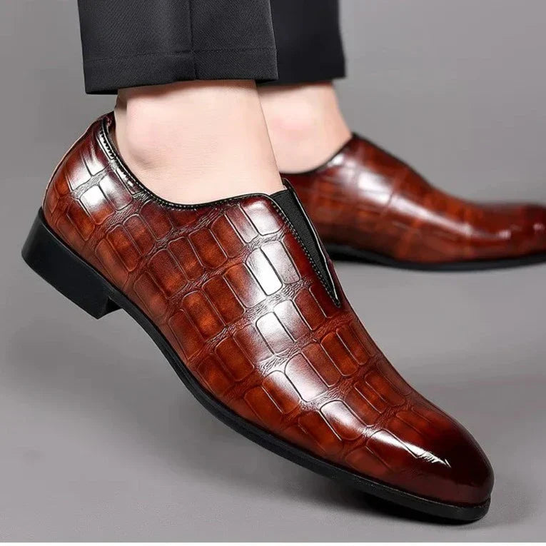 Valencia Genuine Leather Slip-On - Loafers CASA LARO MEN