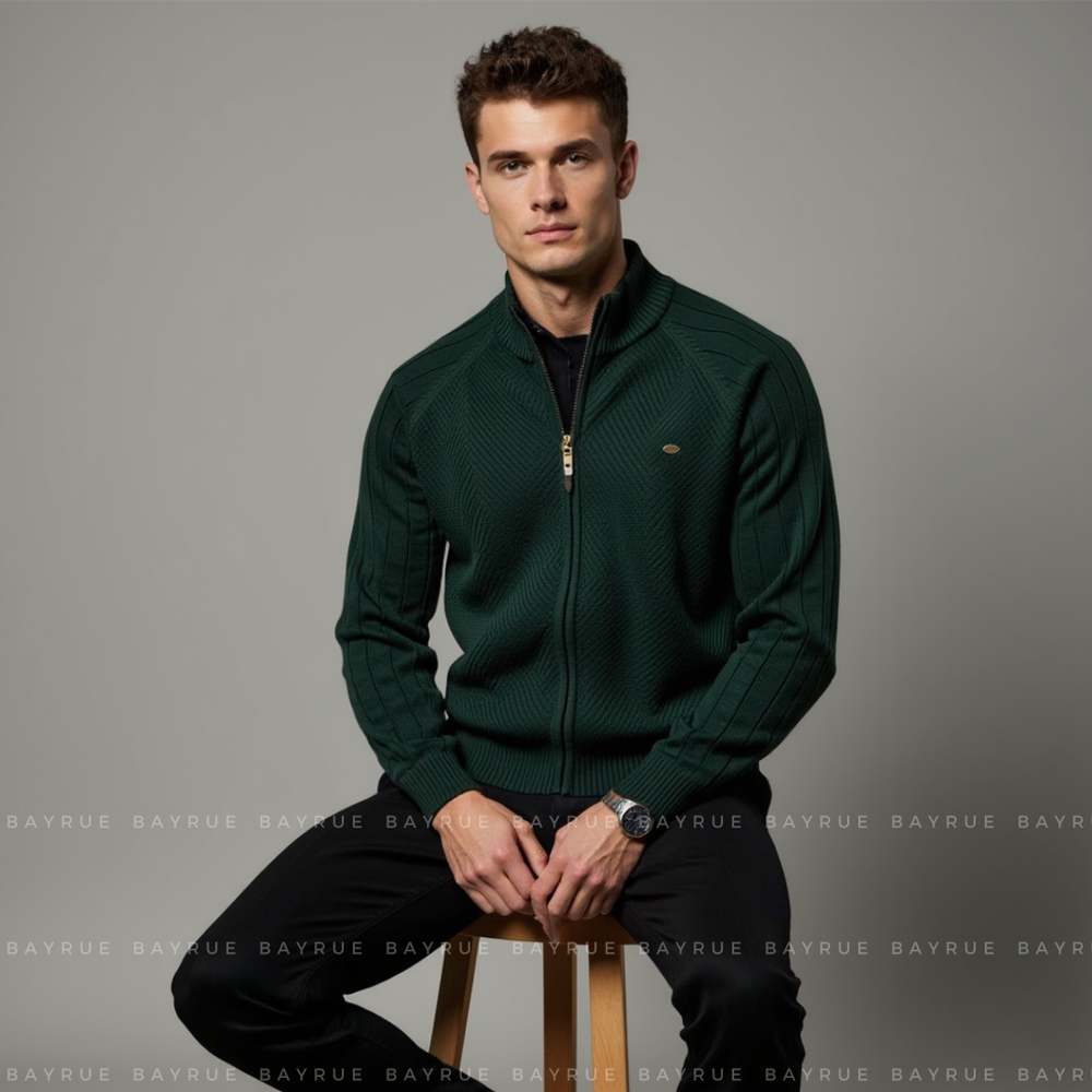 Vance Zip-Up Knit - Sweater CASA LARO MEN