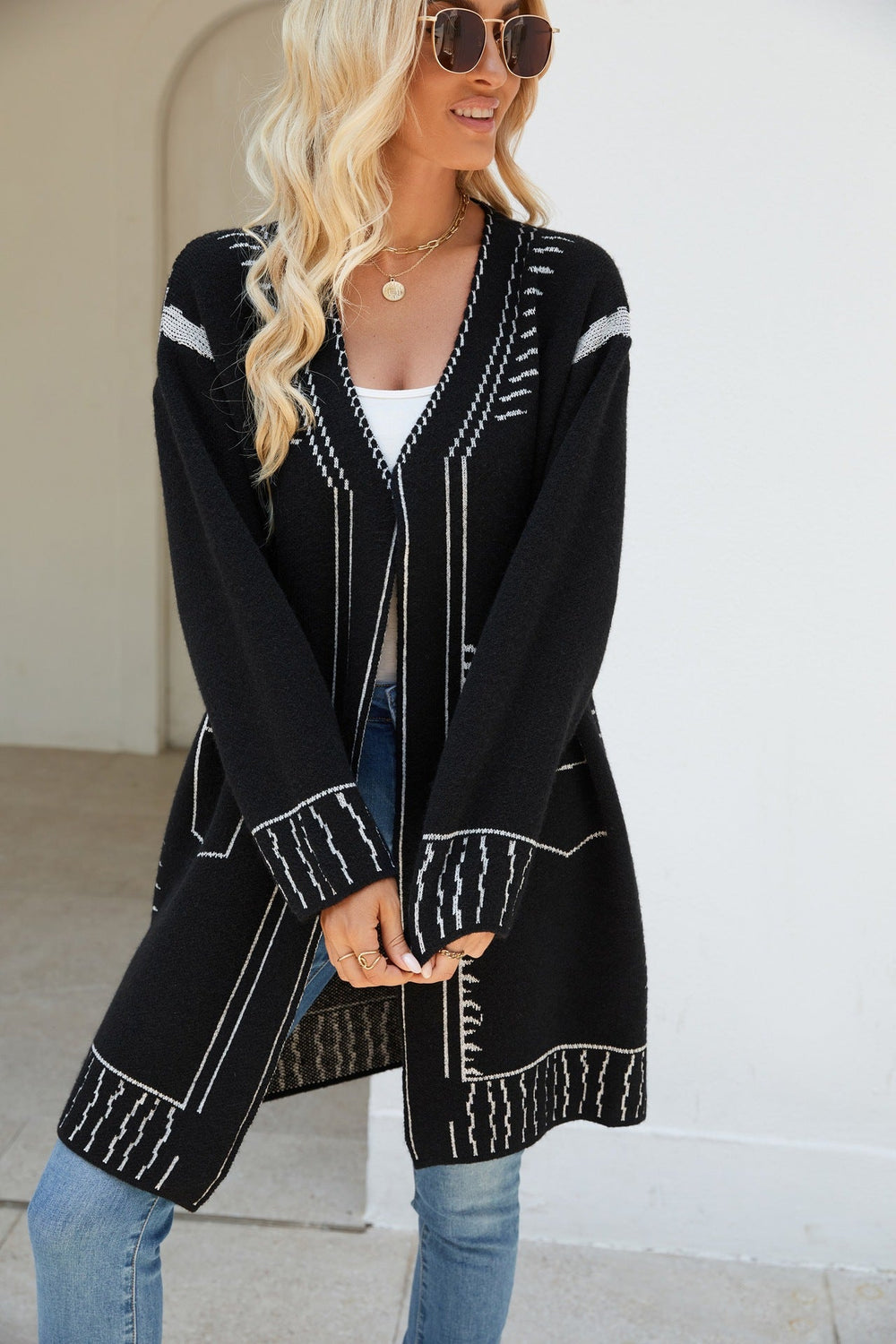 Veloura Knit Open-Front - Cardigan CASA LARO