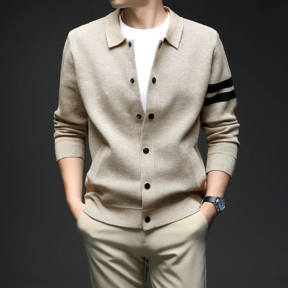 Vienna Striped Knit - Cardigan CASA LARO MEN