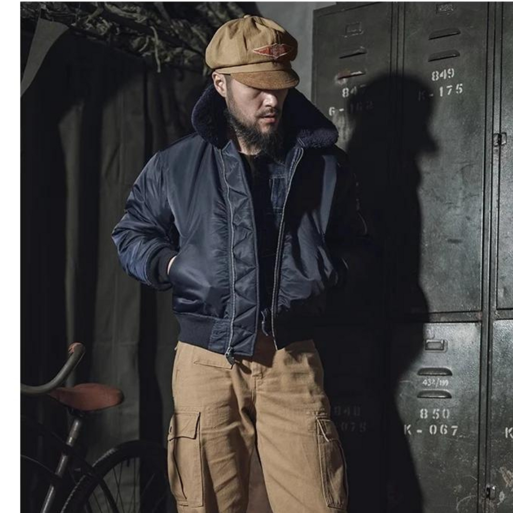 Vintage 1950s Biker - Cap CASA LARO MEN