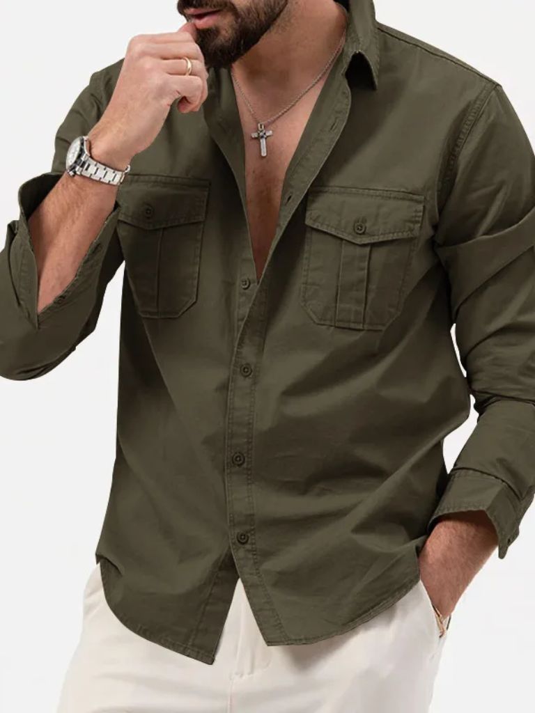 Vintage Long Sleeve Shirt - Casa  Laro CASA LARO