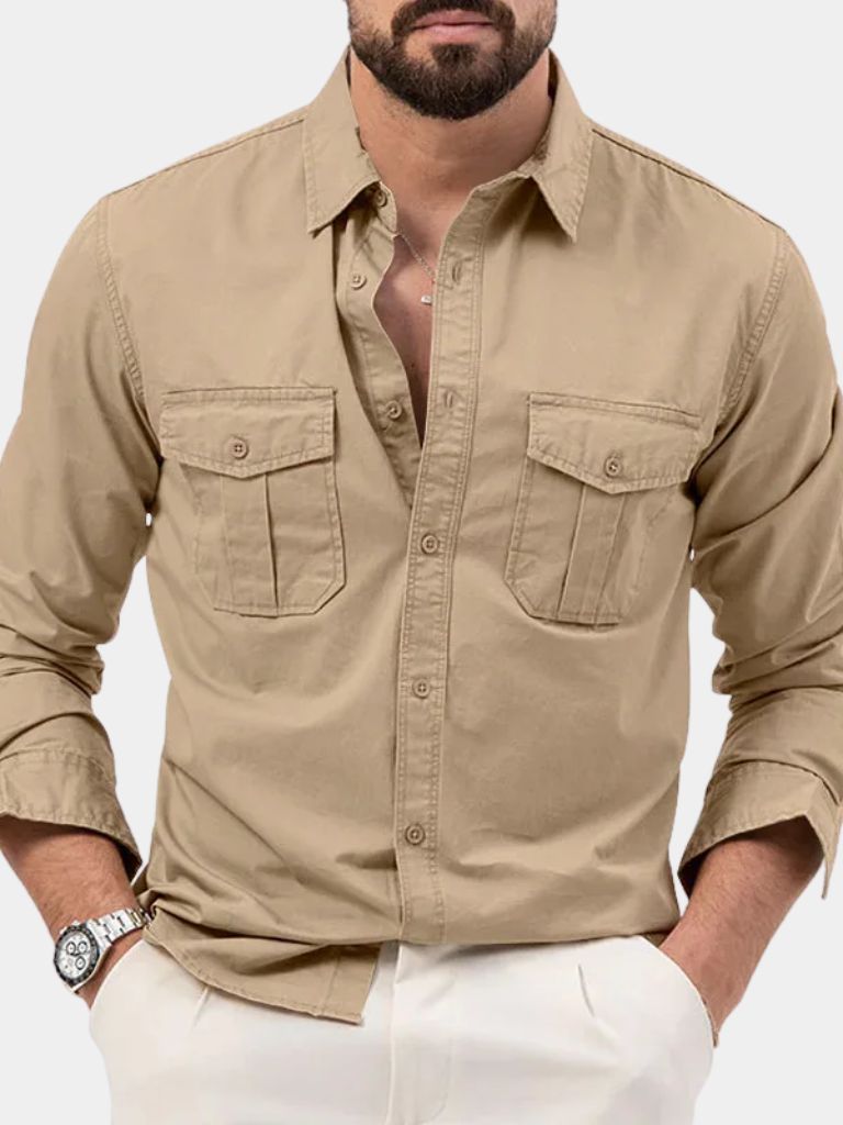 Vintage Long Sleeve Shirt - Casa  Laro CASA LARO