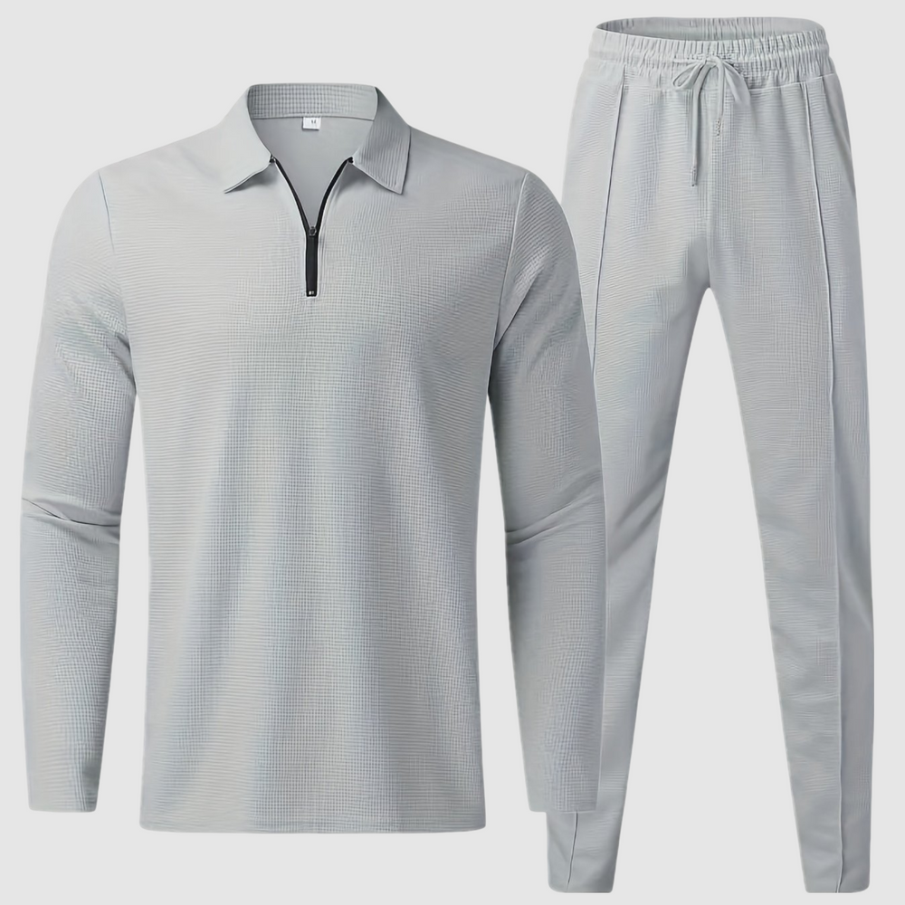 Waffle Knit Leisure - Two-Piece Set CASA LARO MEN
