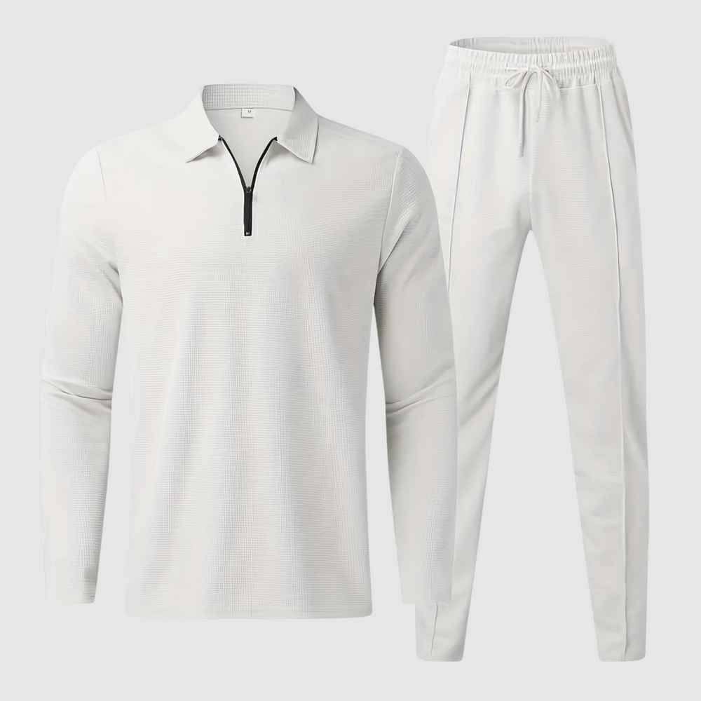 Waffle Knit Leisure - Two-Piece Set CASA LARO MEN