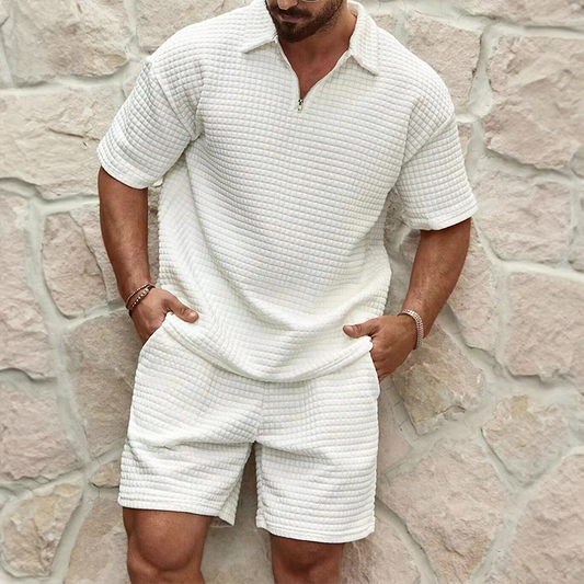 Waffle Knit Loungewear - Two-Piece Set CASA LARO MEN