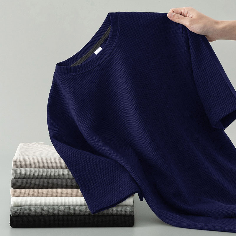Waffle Knit Short Sleeve - T-Shirt CASA LARO MEN