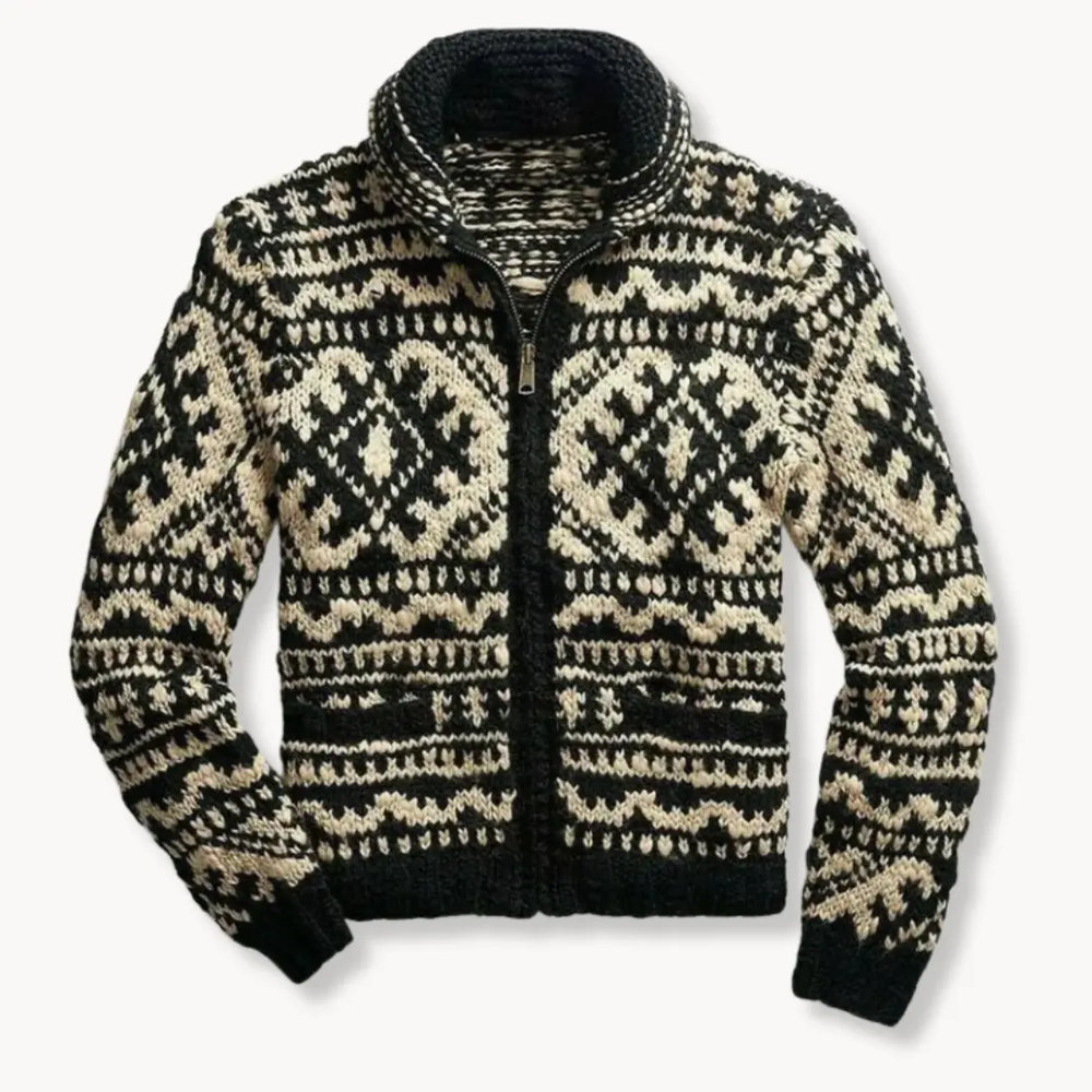 Warm Zip-Up Knit - Sweater CASA LARO