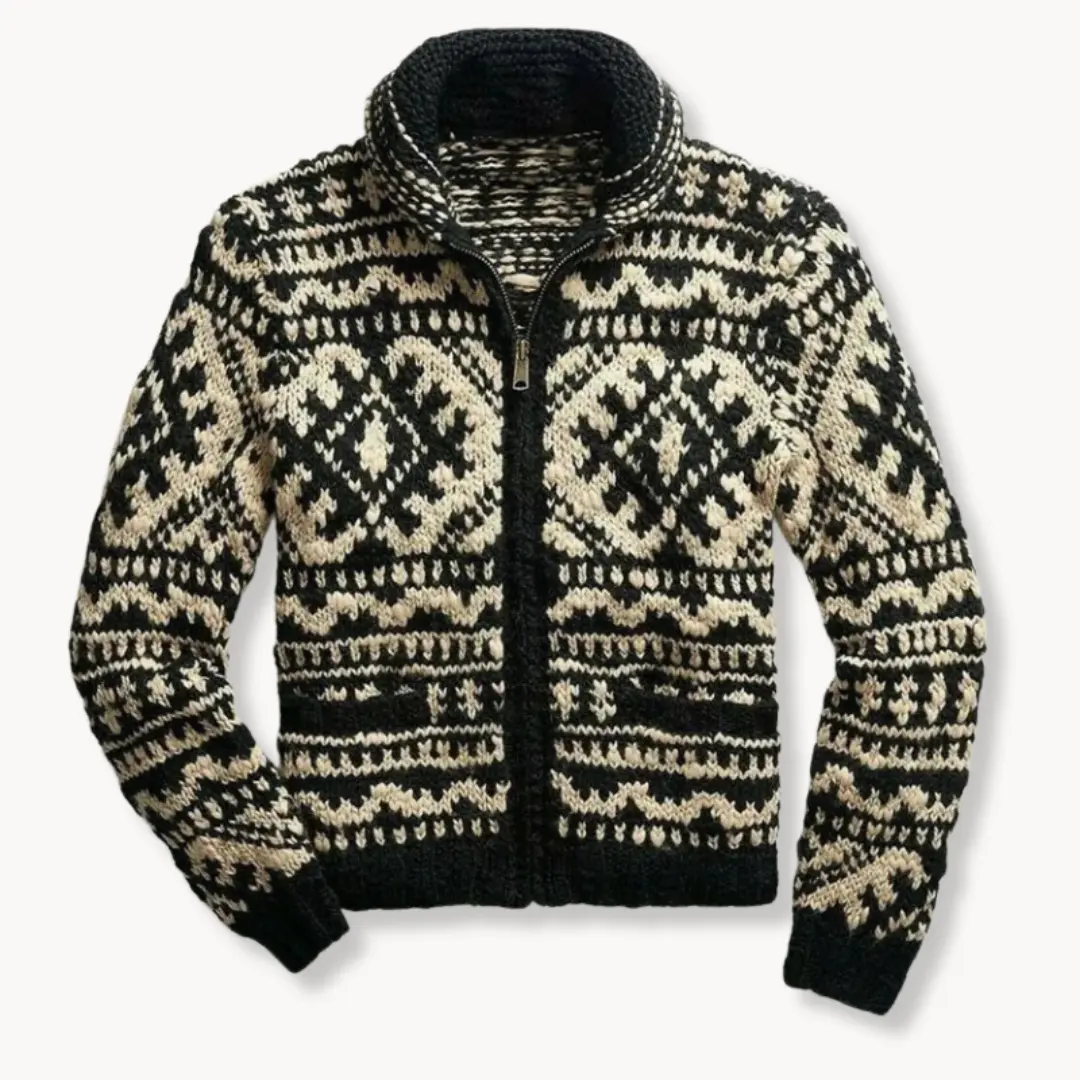 Warm Zip-Up Knit - Sweater CASA LARO