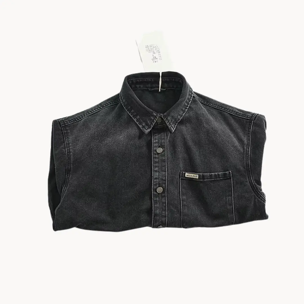 Washed Indigo Denim Western - Shirt CASA LARO