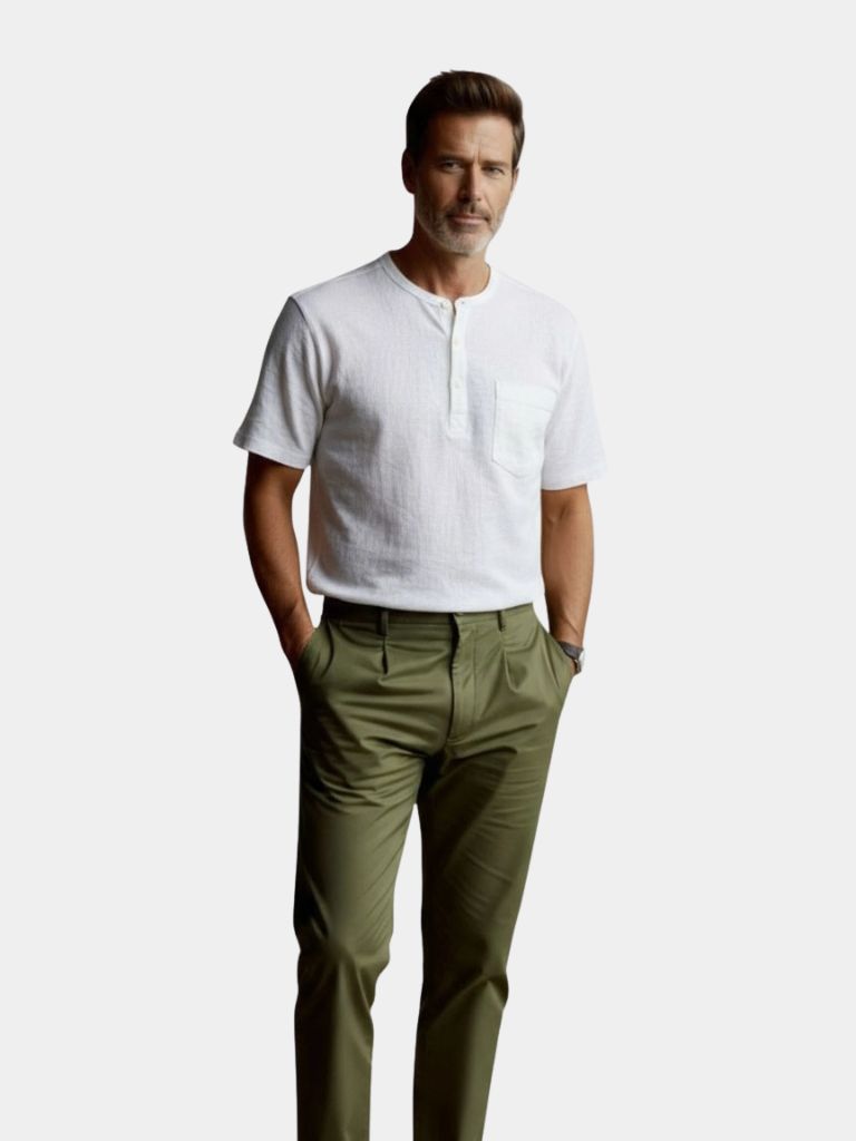 White Wellspring Linen T-Shirt – Casa  Laro CASA LARO