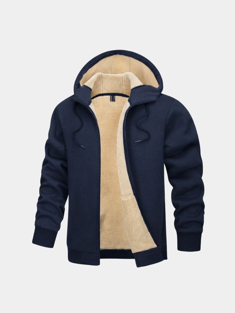 Winter Core Sherpa Hoodie Jacket - Casa  Laro CASA LARO