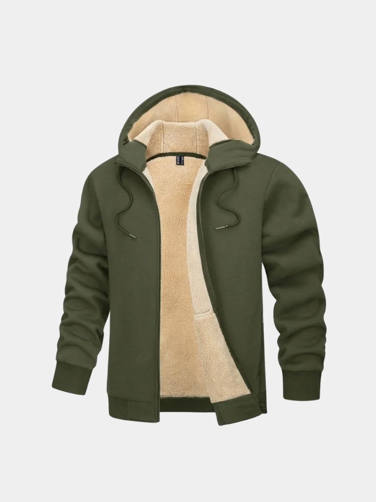 Winter Core Sherpa Hoodie Jacket - Casa  Laro CASA LARO