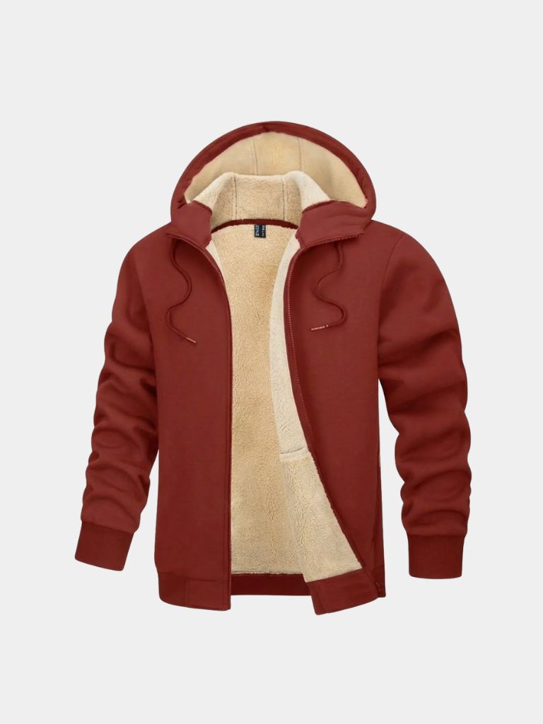 Winter Core Sherpa Hoodie Jacket - Casa  Laro CASA LARO