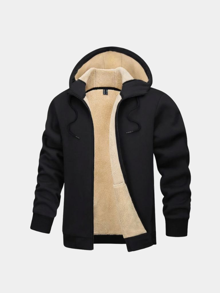 Winter Core Sherpa Hoodie Jacket - Casa  Laro CASA LARO