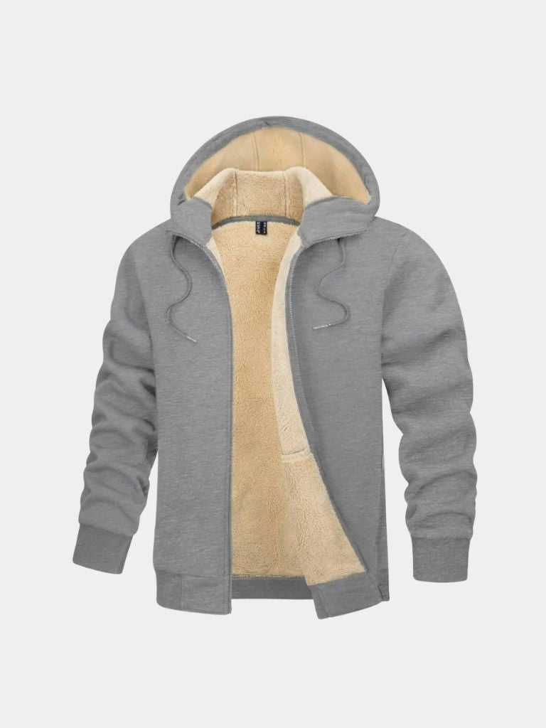 Winter Core Sherpa Hoodie Jacket - Casa  Laro CASA LARO