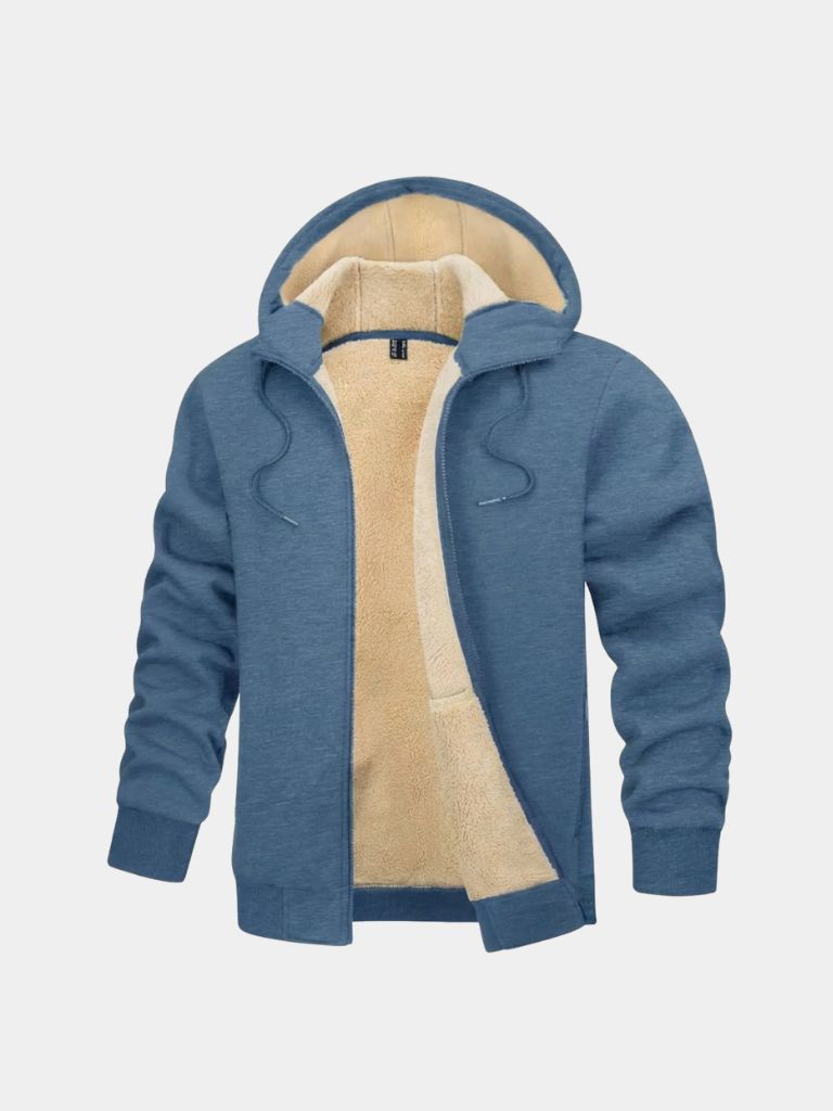 Winter Core Sherpa Hoodie Jacket - Casa  Laro CASA LARO