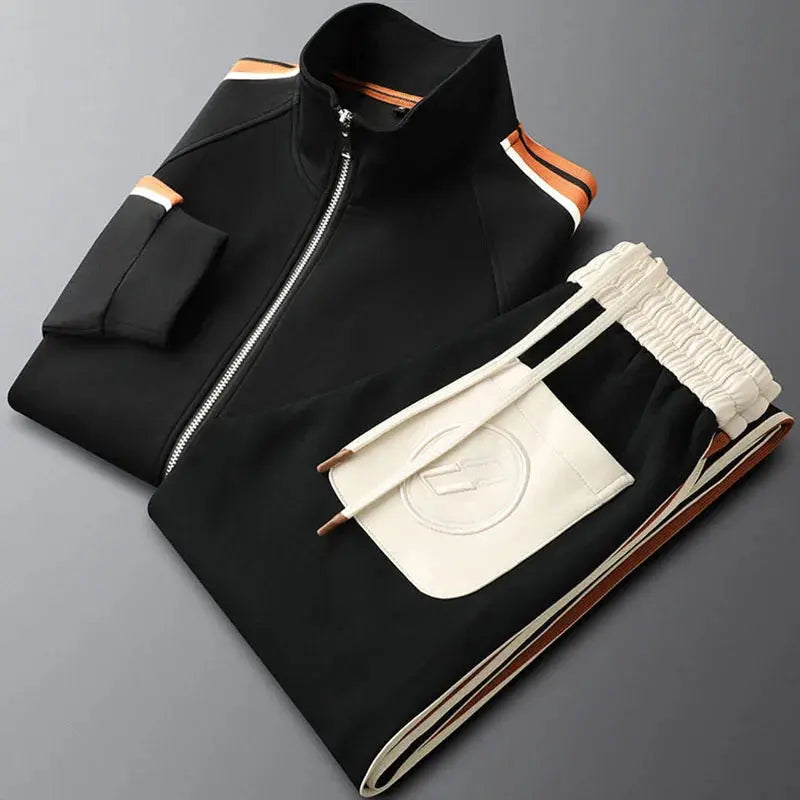 Zenith Premium Slim-Fit Zip Jacket & Joggers - Tracksuit Set CASA LARO